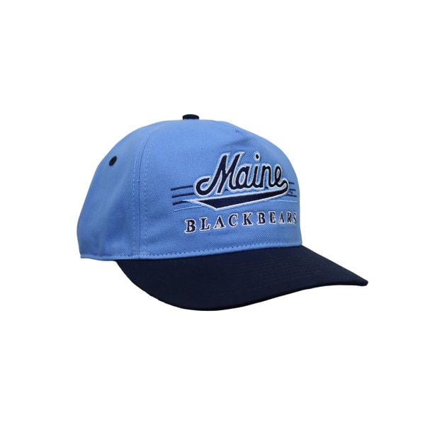 Maine Script Black Bears Snapback Hat
